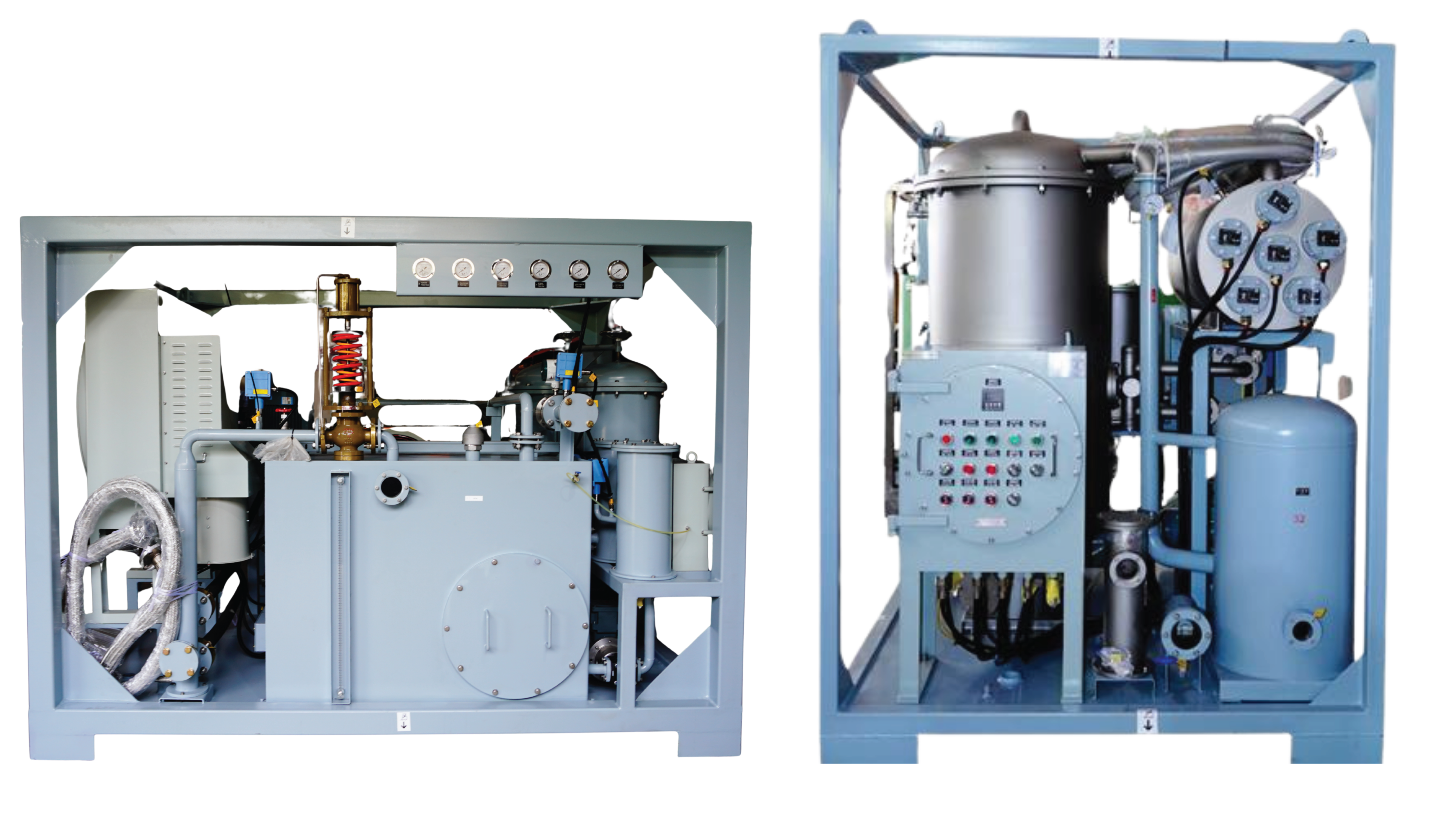High Pressure Lube Oil Flushing and Vacuum Dehydrator System